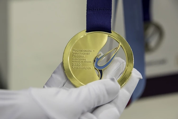 В Красноярске представили медали чемпионата России по фигурному катанию