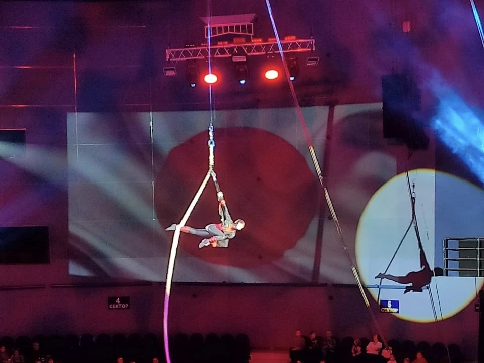Во Владивостокском цирке гимнастка сорвалась с высоты