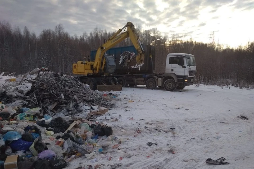 В отдаленном поселке Югры единый регоператор начал вывозить мусор. Фото с сайта "Югра-Экология"