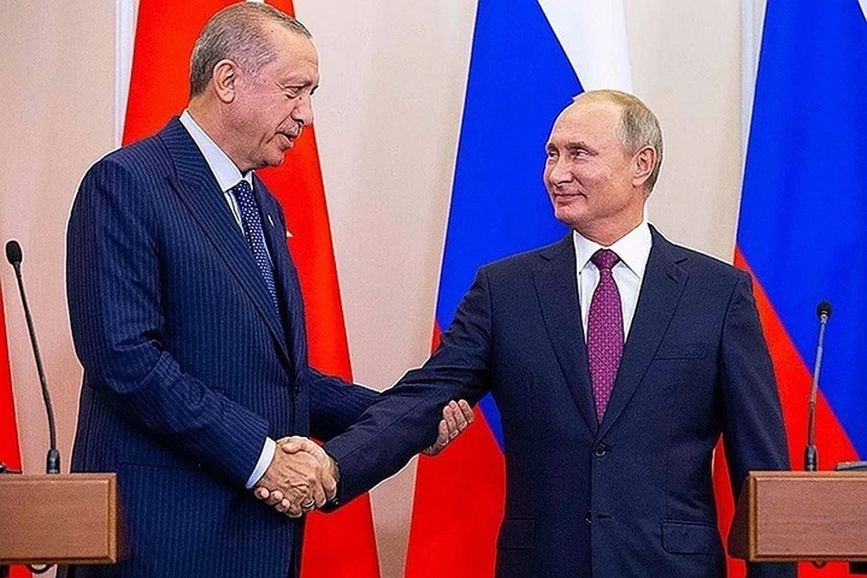 Путин обсудит с Эрдоганом ситуацию на Ближнем Востоке