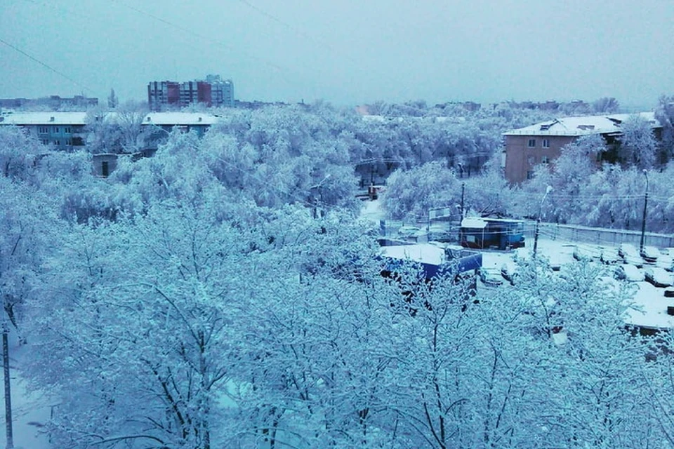 В Луганске выпавший снег будет постепенно таять. Фото: instagram.com/dmitriylipko