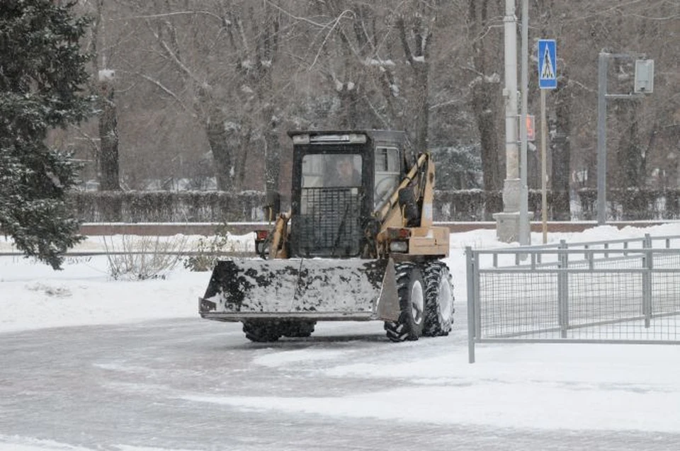В Волгограде готовятся к гололеду и снегопаду.
