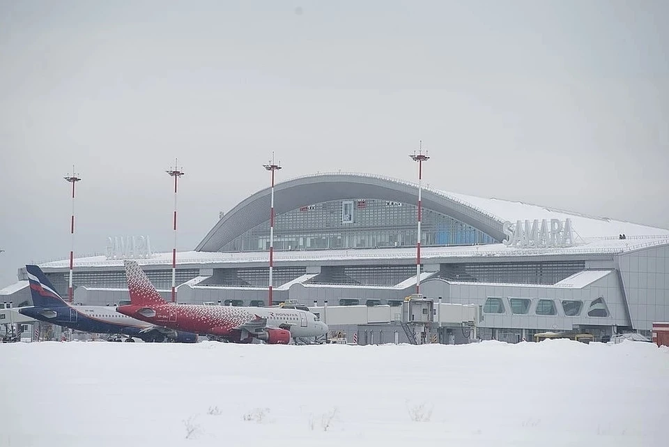 Самара аэропорт зимой