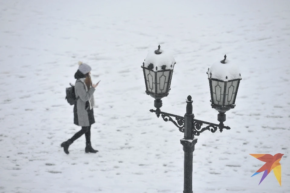 Белая красота: рязанец на дрон снял снегопад в самом центре города.