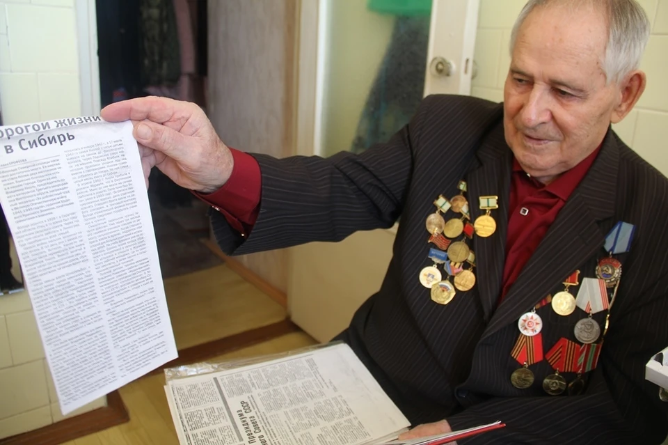Тюменский ветеран рассказал, как мечтал о мороженом в блокадном Ленинграде. Фото - пресс-служба Управления Росгвардии по Тюменской области.
