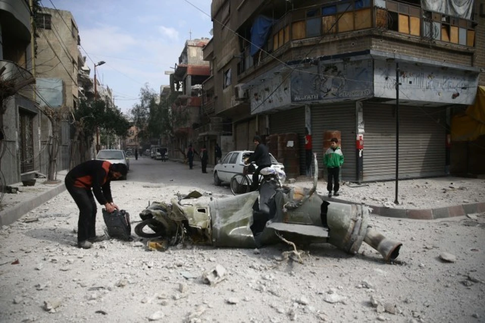 Боевики продолжают обстреливать сирийский город Алеппо