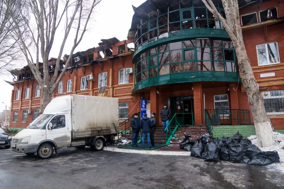 Третий этаж пострадал наиболее серьезно