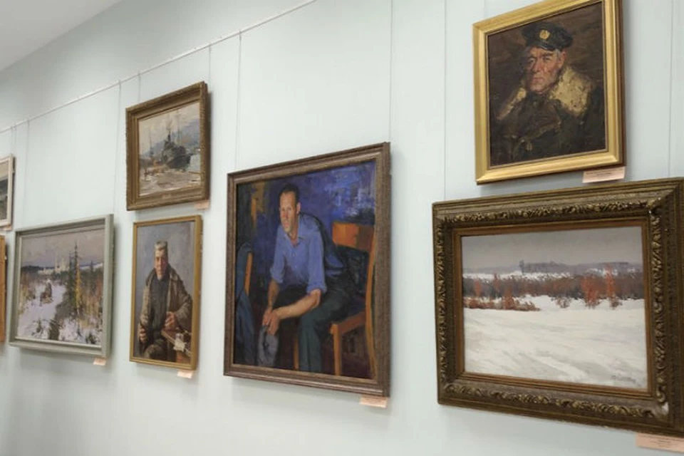 Многие работы местных художников ранее не выставлялись. ФОТО: администрация Рыбинска
