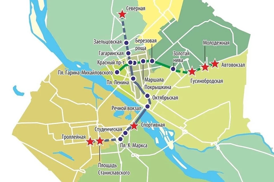 План развития метро новосибирска до 2030 года схема