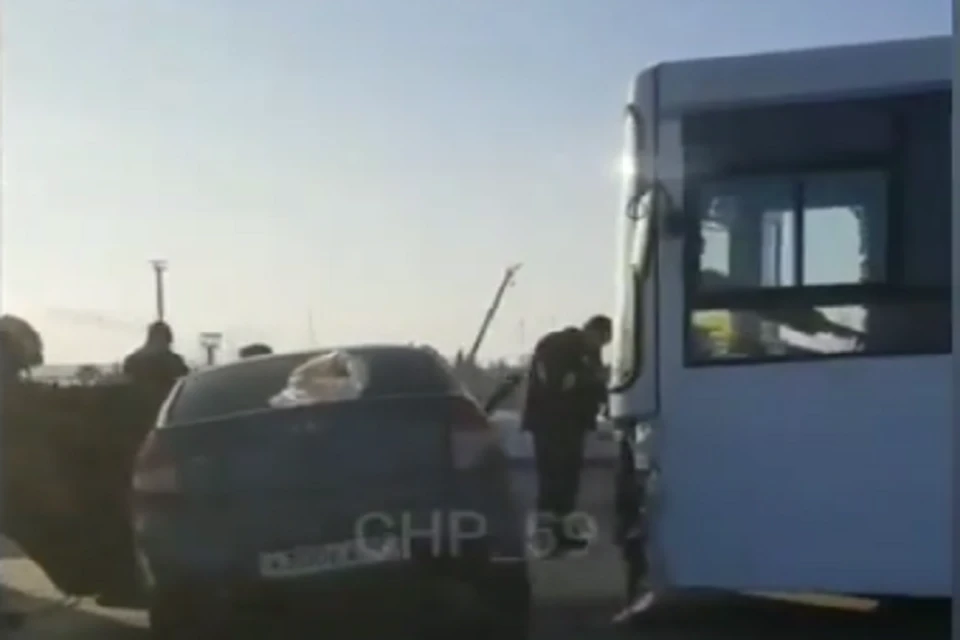 На данном участке организовано реверсивное движение. Фото: Instagram @chp_59