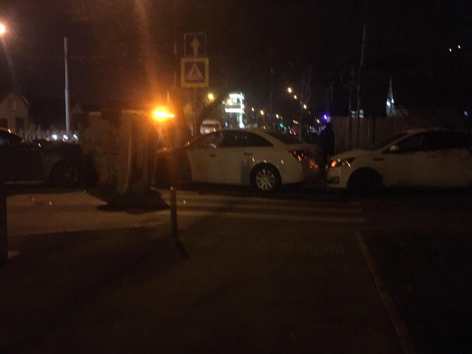 Авария в центре Краснодара