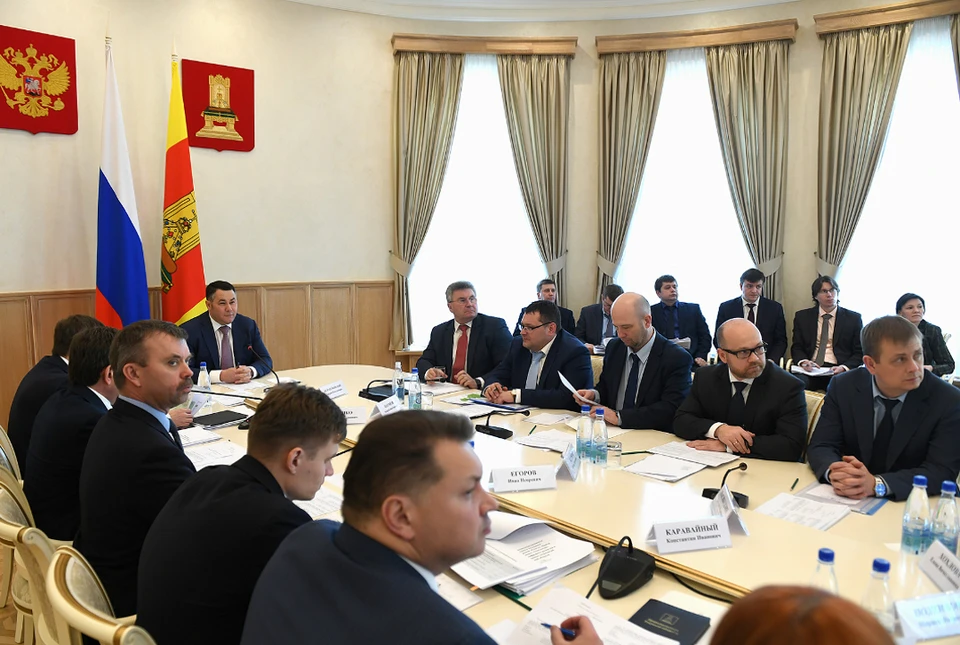 Игорь Руденя провел сегодня заседание президиума областного правительства. Фото: ПТО