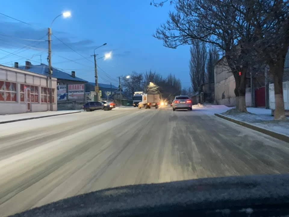 Улица Элеваторная, 7.00 утра. Фото: Анатолий Цуркин