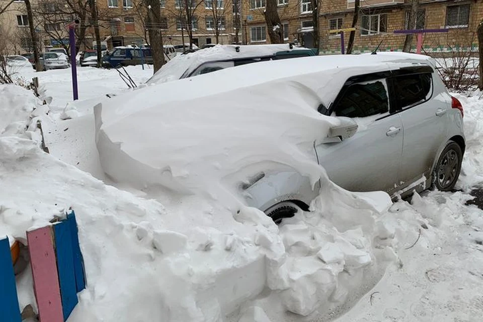 На Владивосток обрушился мощный циклон