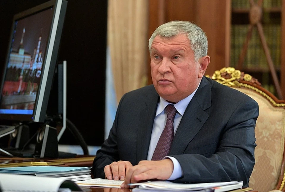 Сечин рассказал Путину об итогах своих переговоров с Лукашенко. Фото: Алексей Дружинин/ТАСС