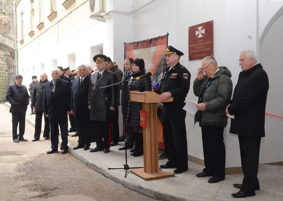 На открытии музея присутствовал командующий Черноморским флотом Игорь Осипов Фото: пресс-служба Министерства обороны