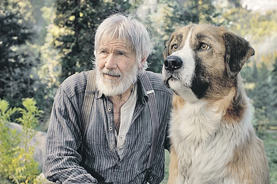 У 77-летнего Форда три собаки, а теперь благодаря роли в картине «Зов предков» появилась четвертая - правда, нарисованная на компьютере.