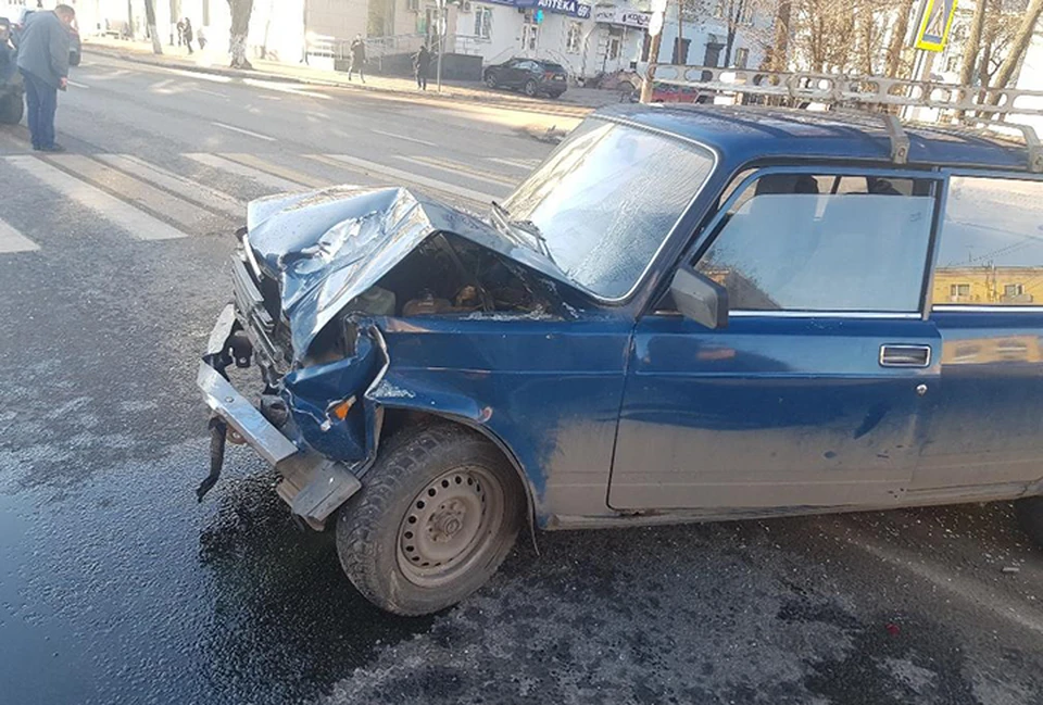 ДТП на проспекте Ленина в Твери Фото: УГИБД России по Тверской области