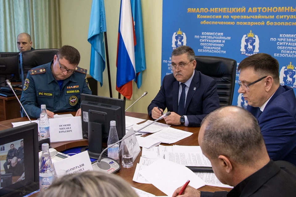 На Ямале в ожидании паводка укрепили набережные и отсыпали дороги Фото: yanao.ru