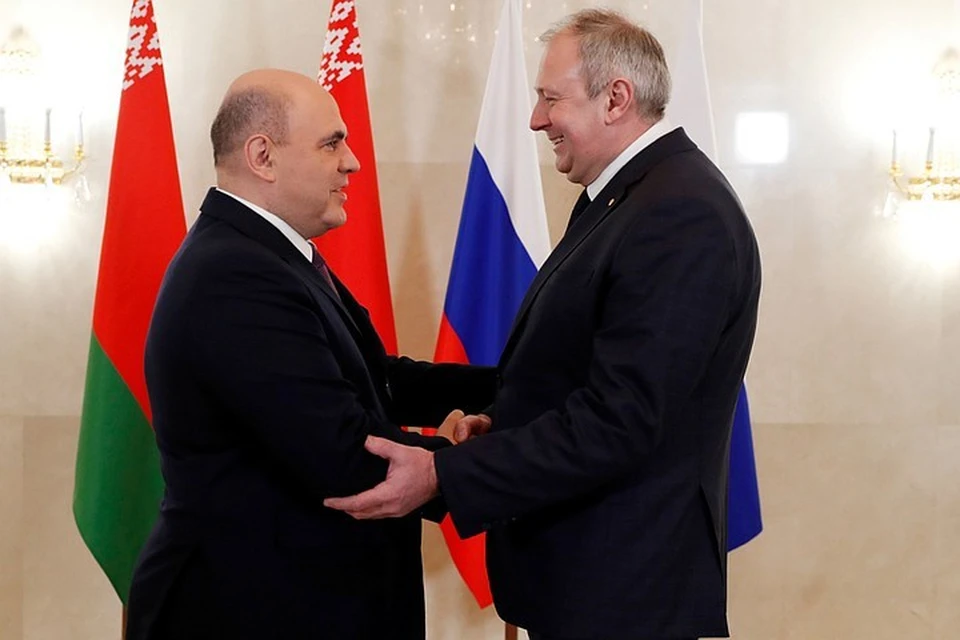 Премьер-министр Михаил Мишустин встретился со своим белорусским коллегой Сергеем Румасом.