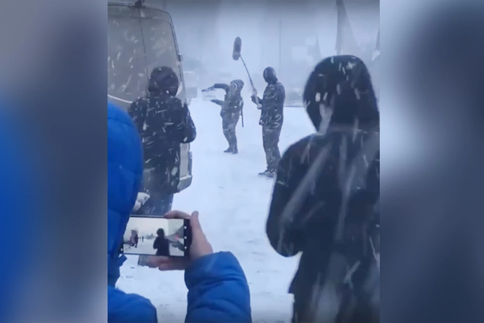 Нижегородцы увидели, как киношники снимают взрывы.