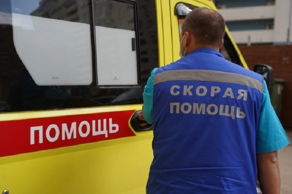 Пострадавшего увезли в больницу