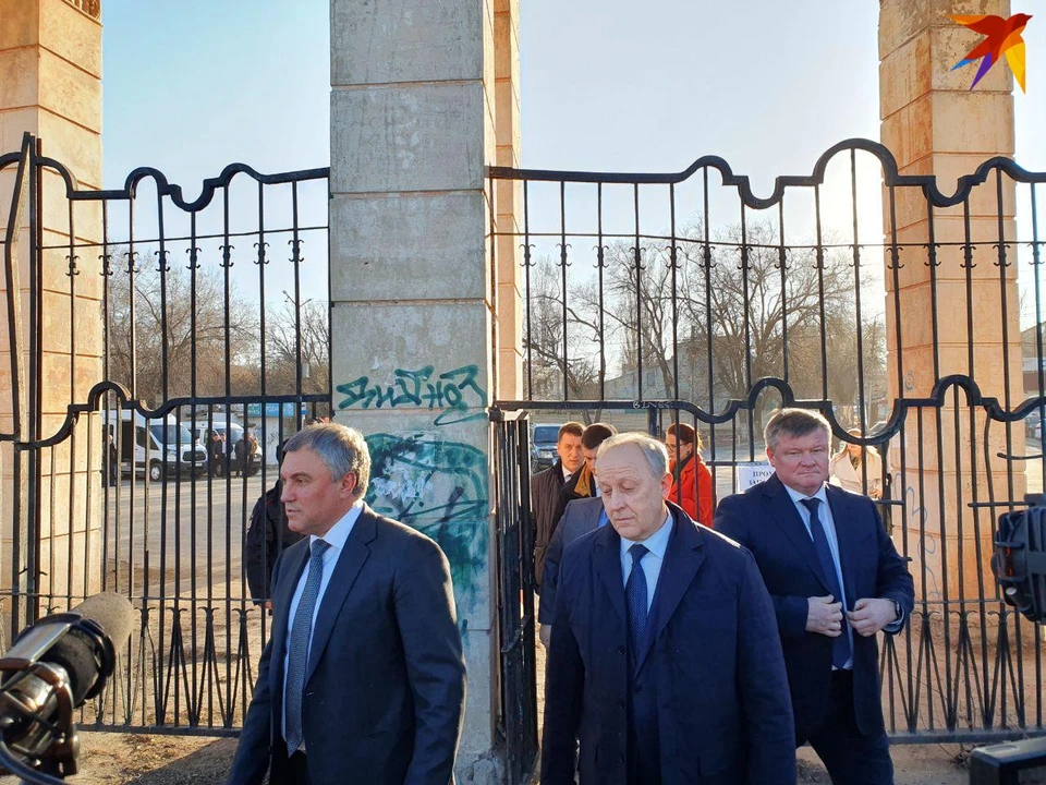 Володин приехал на стадион "Спартак" в Саратове