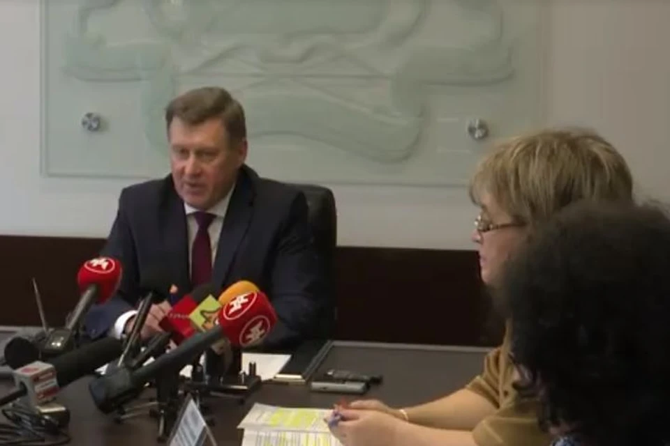 Мэр Новосибирска в онлайн-формате рассказал о мерах профилактики угрозы коронавируса. Фото: стоп-кадр