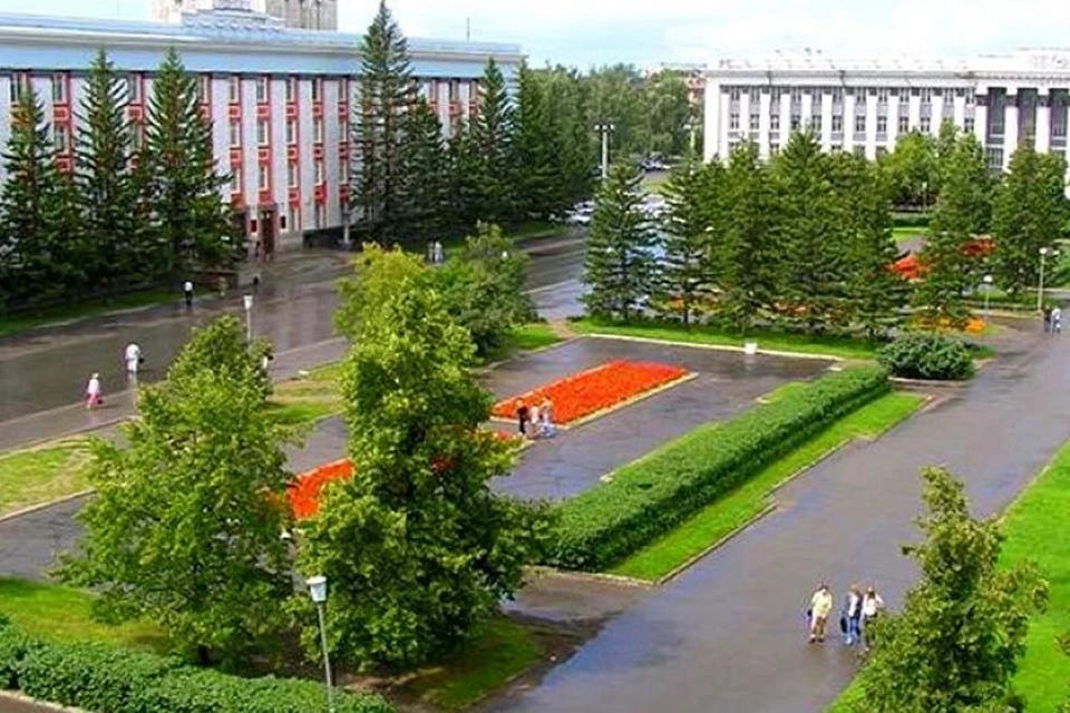 Озеленение Барнаула.