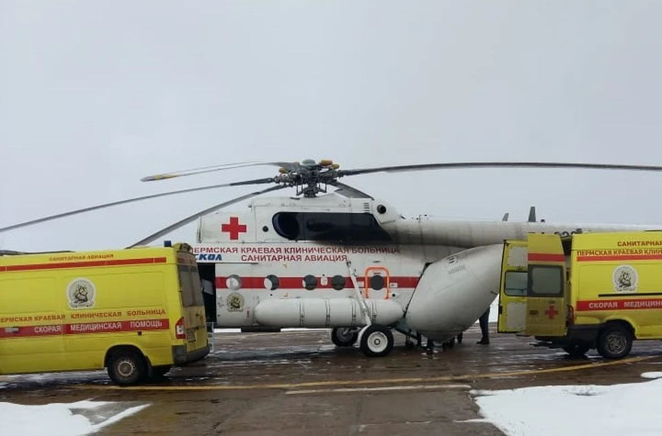 Сначала 2020 года вертолёт санавиации выполнил 21 вылет в регионы Пермского края.
