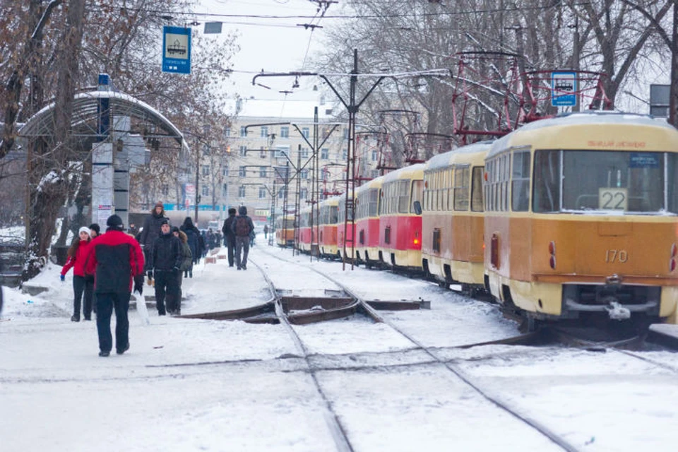 Трамваи будут ездить по измененным маршрутам до 30 марта