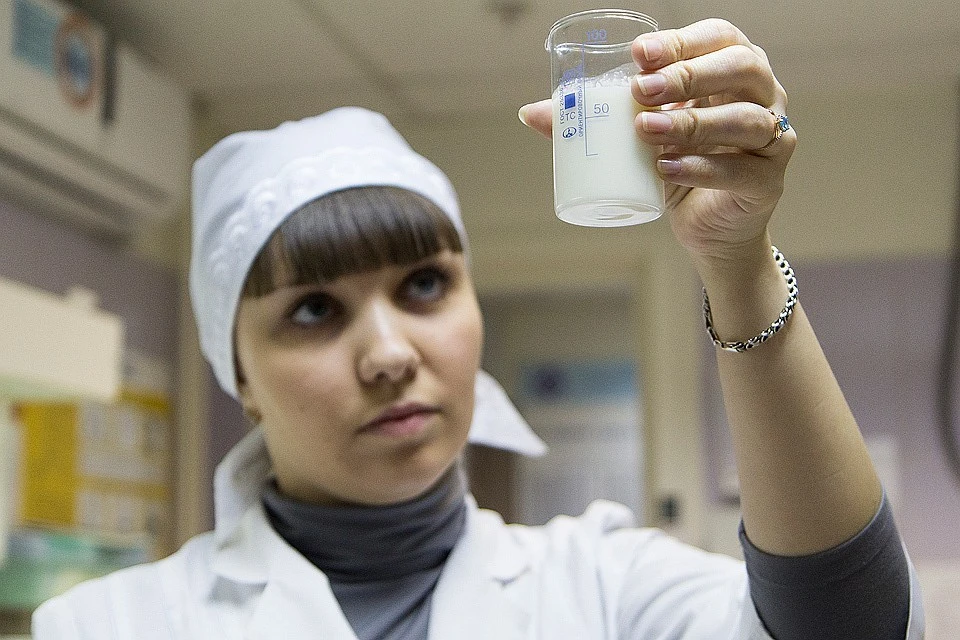 Молоко с антибиотиком производили в Рязанской области