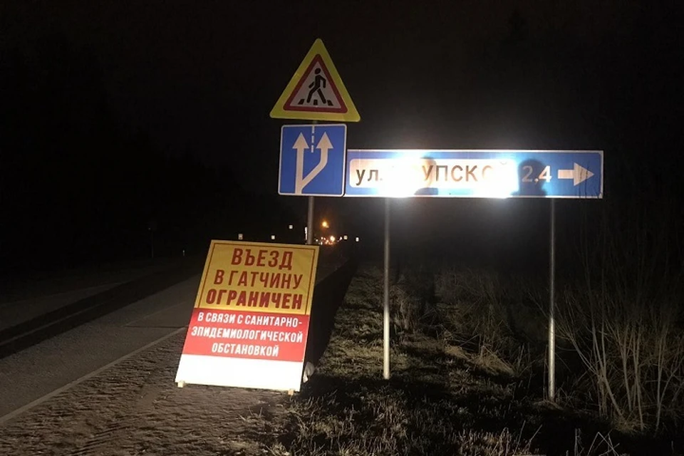В Гатчину с 1 апреля ограничили въезд. Фото: radm.gtn.ru