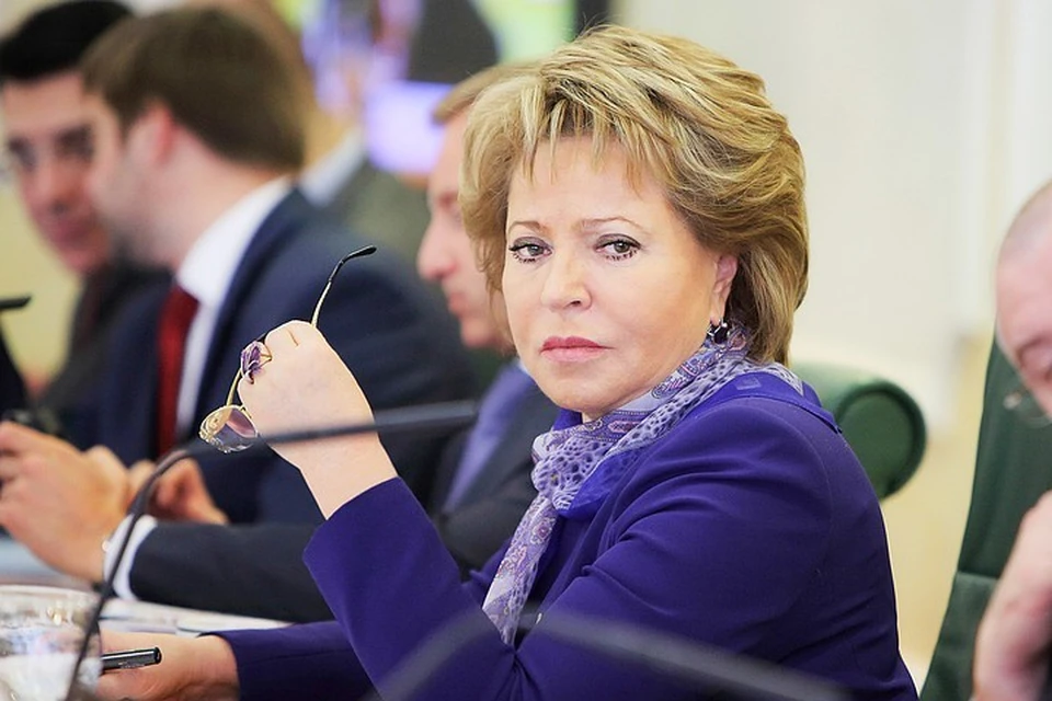 Валентина Матвиенко сообщила, что решение о дате проведения примут в ближайшие дни. Фото: Пресс-служба Совета Федерации РФ