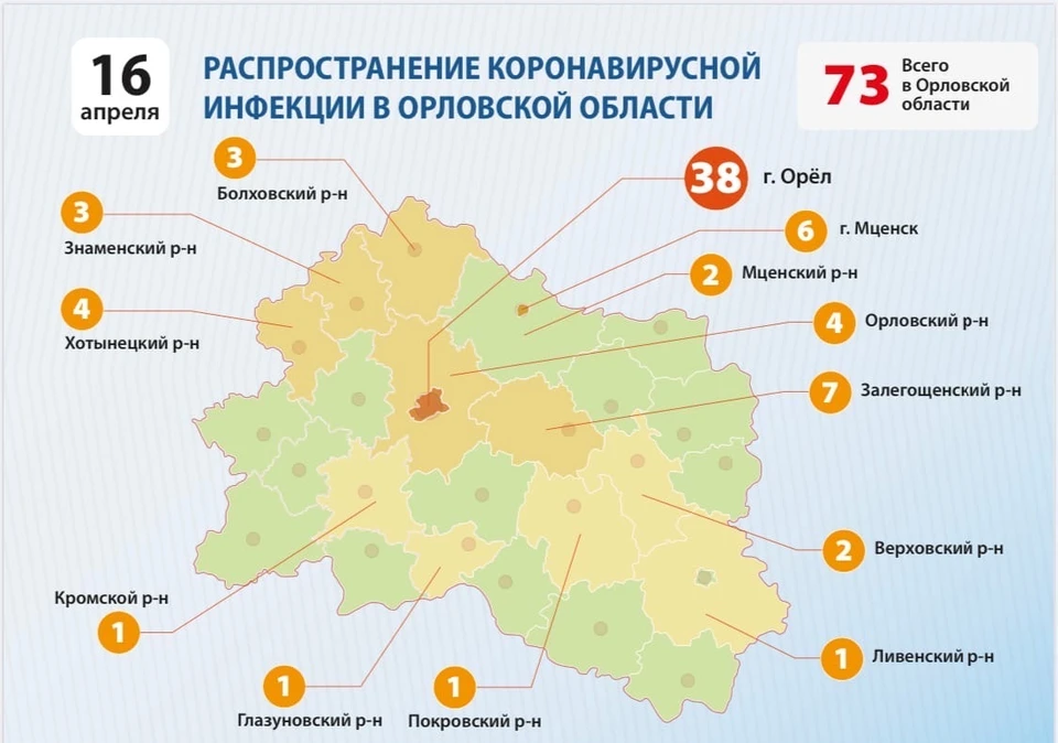 Карта новостроек орловской области