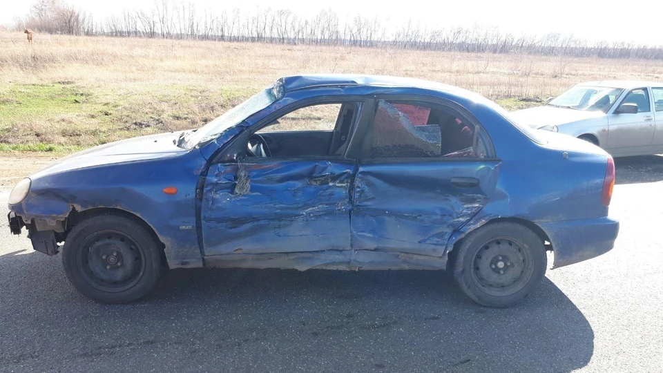 Под Самарой водитель попал в аварию