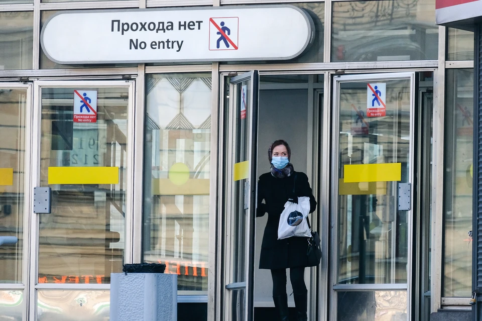Во время карантина пассажиропоток в метрополитене Санкт-Петербурга резко снизился.