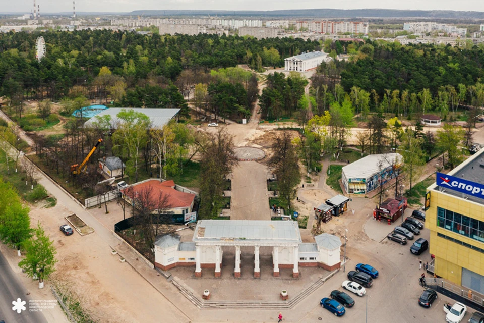 Фестивальная площадь и городской сад: как изменится центральный парк Дзержинска после благоустройства. ФОТО: ИРГСНО