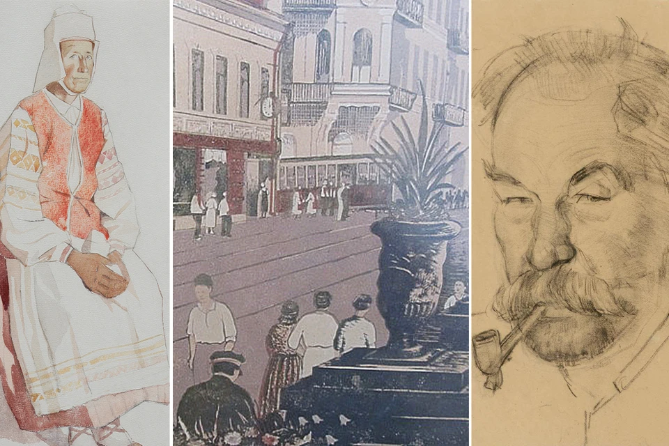 Графика 1920 - 1930-х попала в альбом «І рай і боль на Песеннай Зямлі...».
