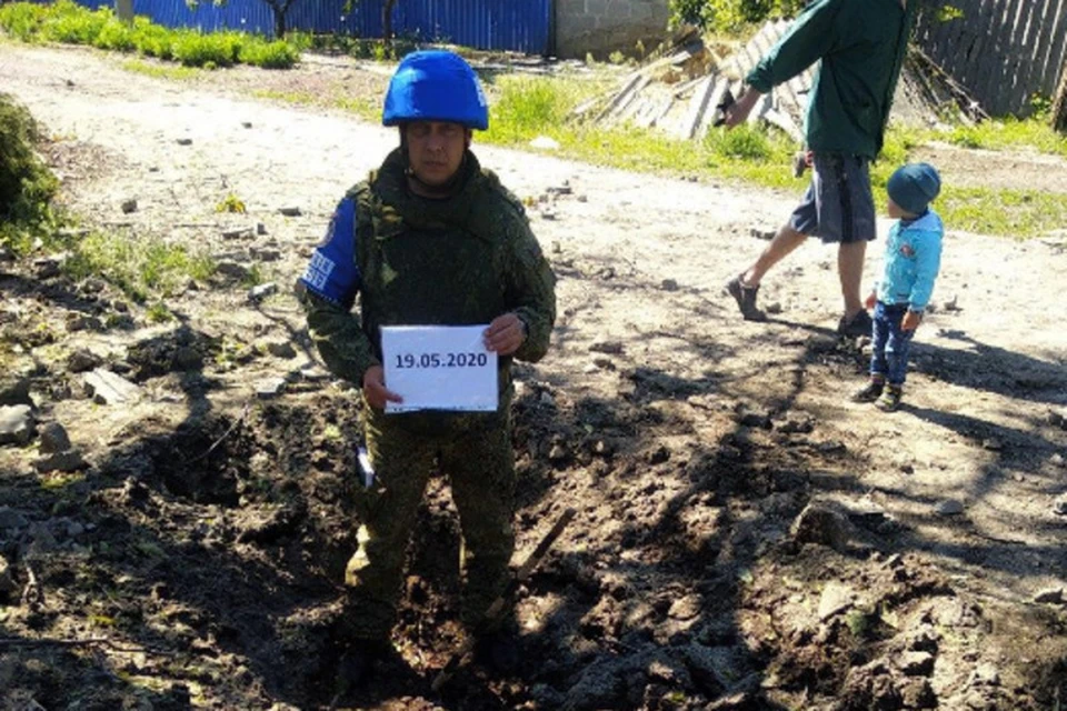 Сегодня сотрудники представительства ДНР в СЦКК задокументировали последствия обстрелов Донецка. Фото: dnr-sckk.ru