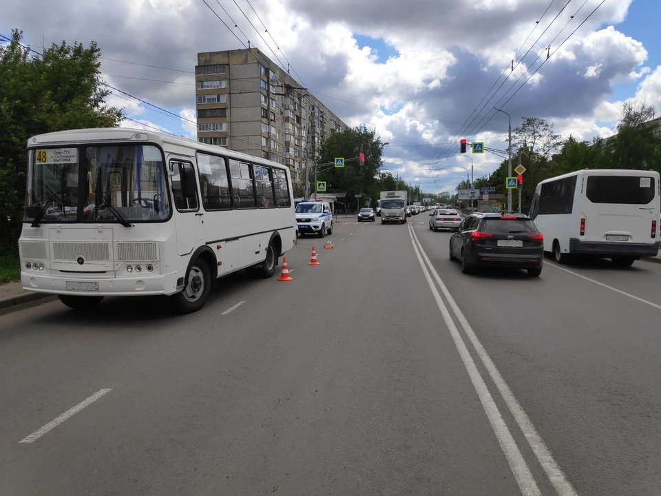 Очередное ДТП с участием общественного транспорта произошло в Орле
