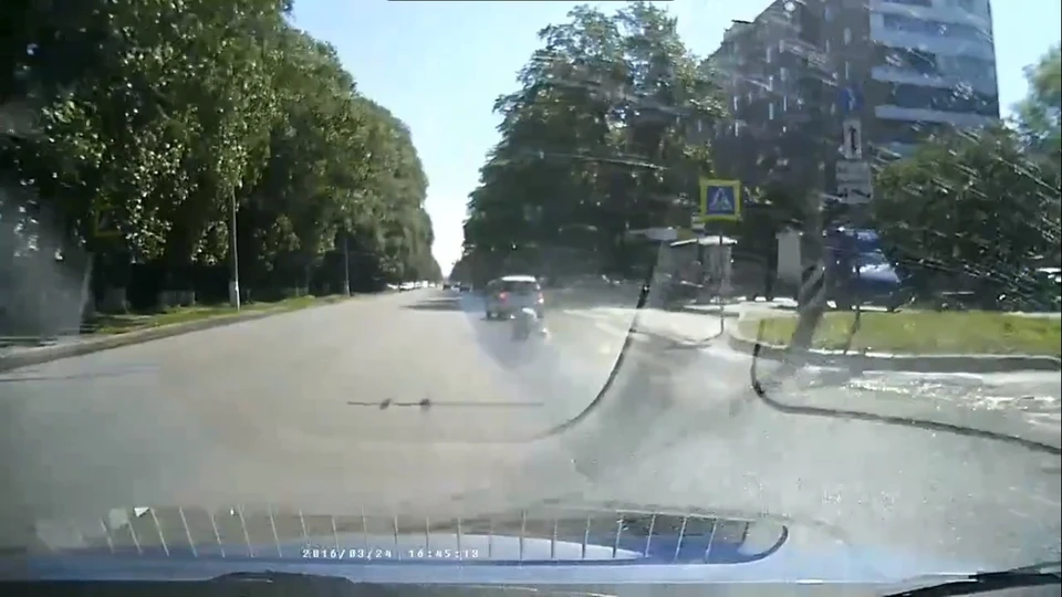 ДТП попало на видео