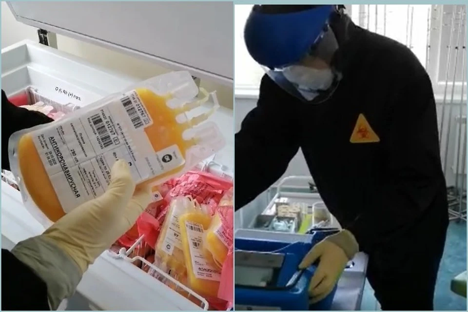 Плазмой переболевших COVID-19 будут лечить тяжелых пациентов в Красноярске. Фото: оперативный штаб.