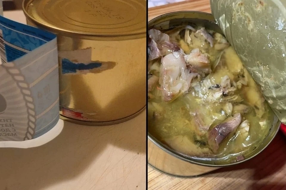 Просроченные консервы, попавшие в майский продуктовый набор для детсадовцев в Санкт-Петербурге, изъяты из всех пайков. Фото: vk.com/lovekronshtadt
