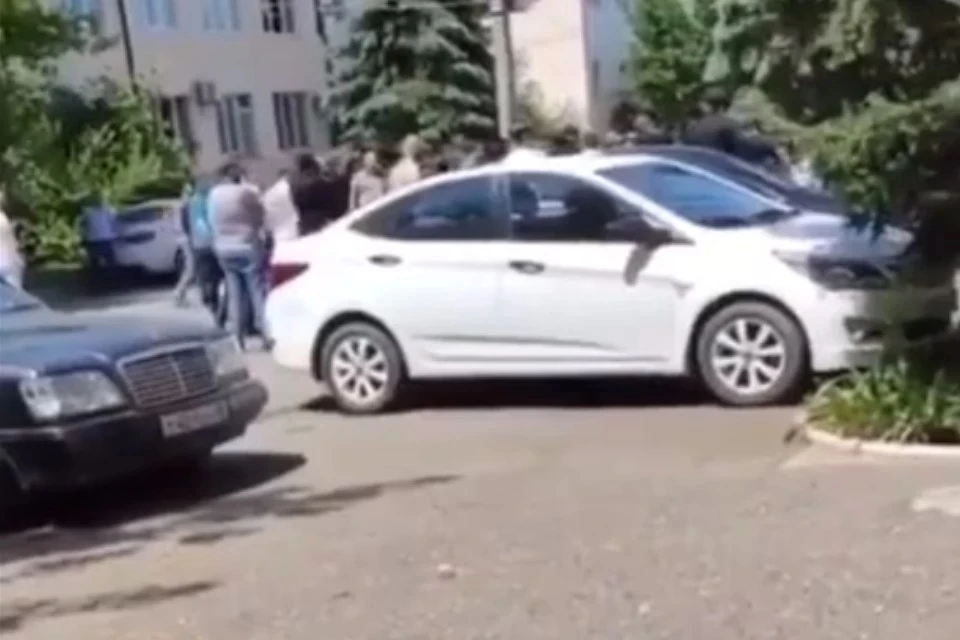 Стоп-кадр видео от очевидцев