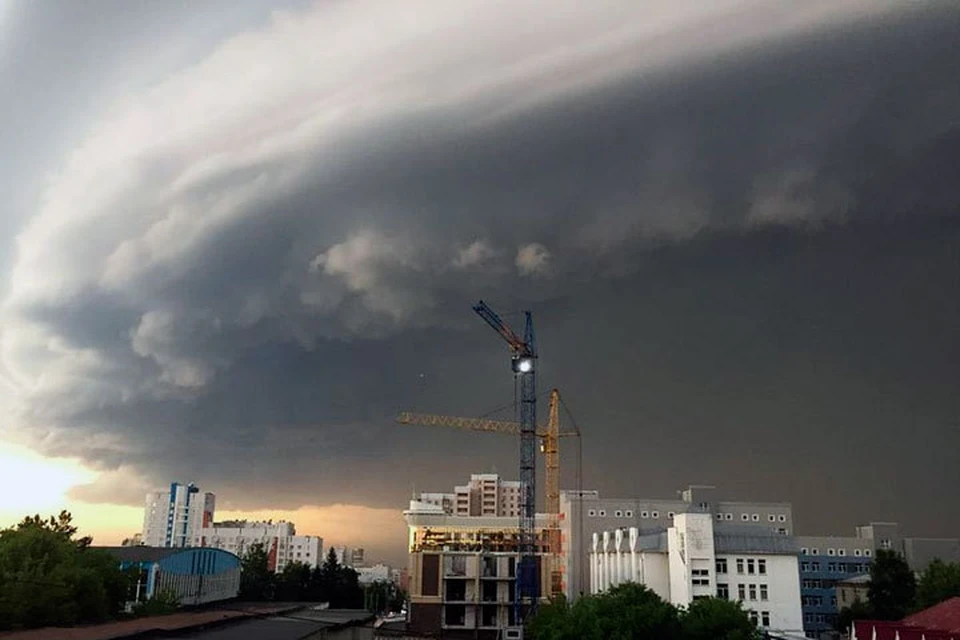 Гроза в Барнауле