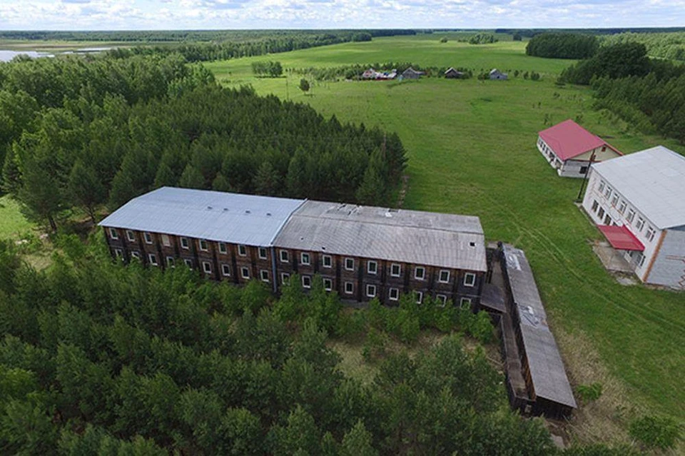 В Тюменской области продают бывший санаторий с термальной скважиной. Фото - Департамент имущественных отношений Тюменской области.