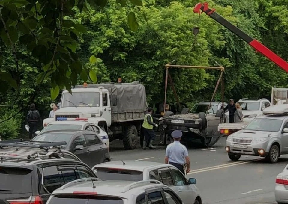 Массовая авария случилась во Владивостоке