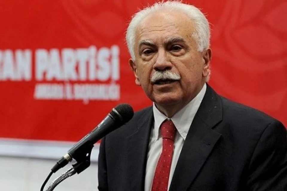 Глава турецкой политической партии Vatan Догу Перинчек Фото: официальный сайт партии