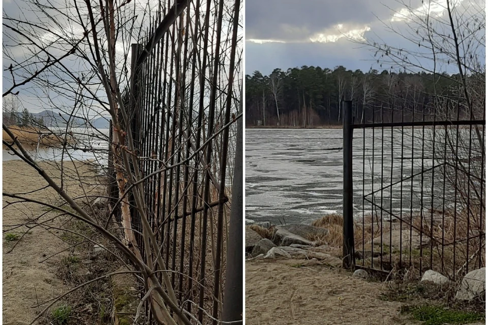 Предприниматели установили забор возле воды, чего по закону делать нельзя. Фото: Гражданский патруль